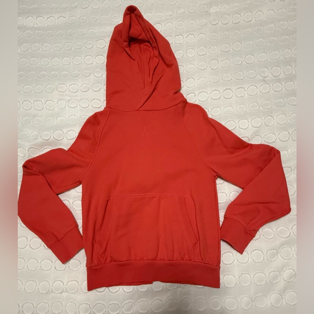 Athleta Open Back Bright-Salmon sweatshirt